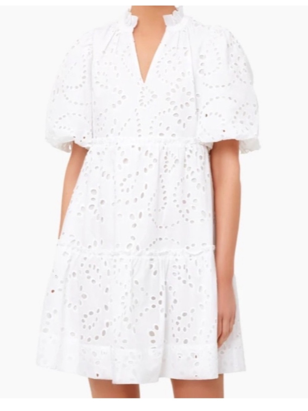 Tuckernuck white eyelet Palmer dress XS Cameran Eubanks Wimberly